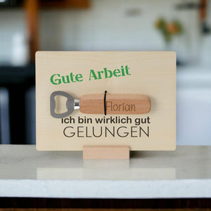 Geschenkset - Gute Arbeit Papa - personalisiertes Geschenk - Gravur19