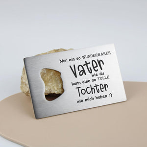 Flaschenöffner Vater-Tochter - personalisiertes Geschenk - Gravur19