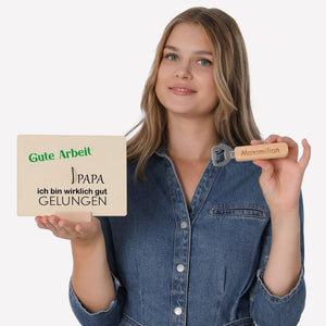 Geschenkset - Gute Arbeit Papa - personalisiertes Geschenk - Gravur19