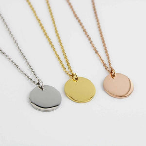 Gravur19 Halskette mit Herzanhänger in Silber, Gold und Roségold, personalisierbar mit Initialen, Edelstahl