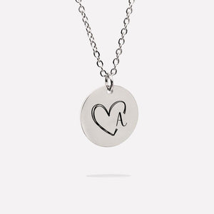 Halskette Herz mit Initial - personalisiertes Geschenk - Gravur19